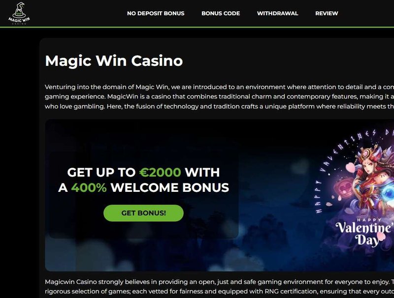Magic Win Casino – The First Glimpse in United Kingdom Magic Win Casino – The First Glimpse in United Kingdom